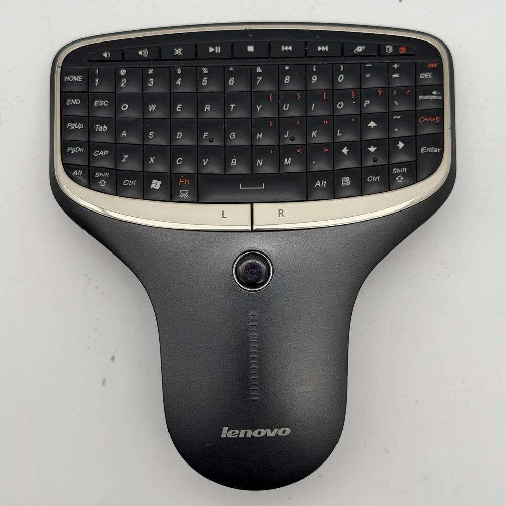 Lenovo N5902 Multimedia Remote Wireless Backlit Keyboard USB Receiver 888011668